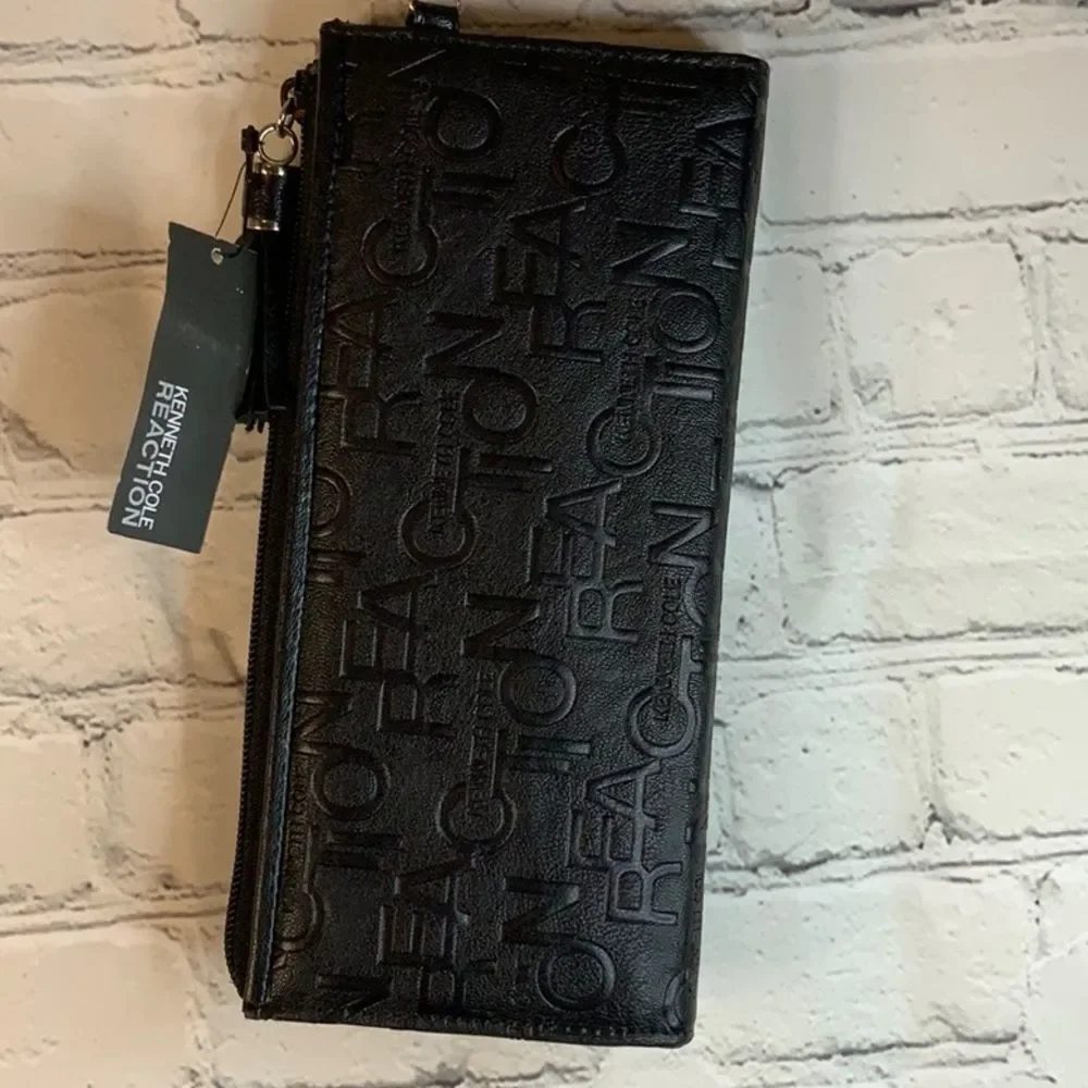 Kenneth Cole Reaction Black Wrislet,‎ Women’s Black Bag